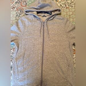 DSG Light Gray Zip-Up Hoodie
